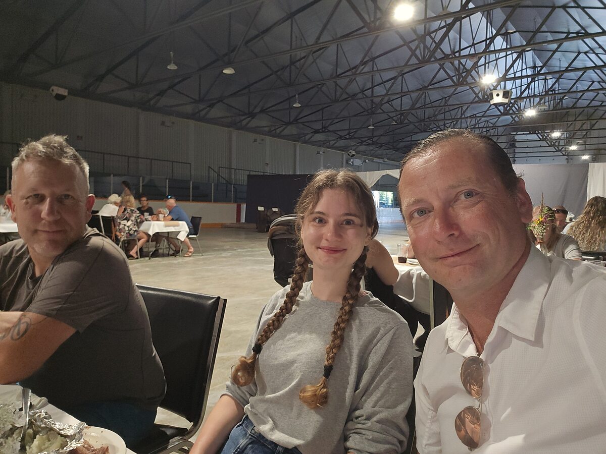 Kris at a Temagami community event